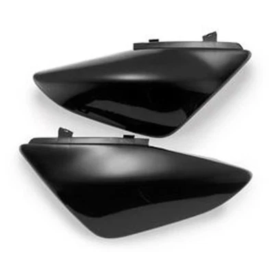 Paneles laterales de plástico UFO - negro moto de cross HO03656-001 0520-0282 Foto 1 de 4