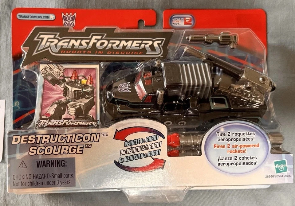 Transformers Destructicon Scourge RID 2002 KB Exclusive MOSC - image 1 of 3
