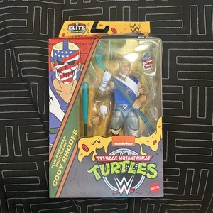 WWE X TMNT ELITE Series 2 Cody Rhodes / Casey Jones Action Figure *IN HAND* - Picture 1 of 4