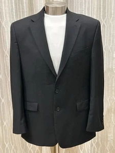 Ralph Lauren Men's Size 42R Black Sport Blazer 100% Wool 2 Buttons - Picture 1 of 8