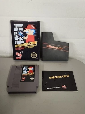 NES Wrecking Crew Box Cartridge Sleeve & Book - Image 1 of 4