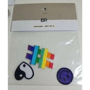 BP Patches Set Of 3 Artistic Emoji Positivity Fashion Accessorize Nordstrom Made - Picture 1 of 3