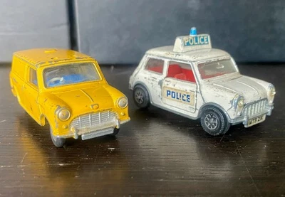 DINKY TOY  MINI COOPER  POLICE E MINI VAN AUTOMOBILE ASSOC. 1:43 COME DA FOTO - Immagine 1 di 4