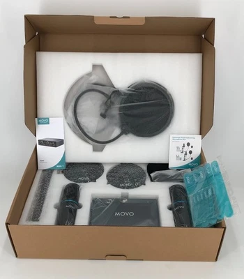 Movo PodPak2T Podcast Equipment Bundle 2-Pack Cardioid Microphone Kit + MDX-1 - Image 1 of 4