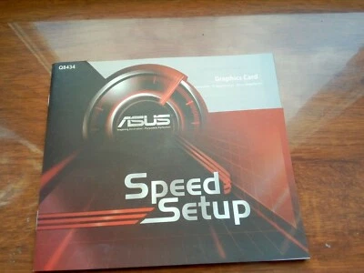 asus graphics card user guide for installation or speed setup - Image 1 of 3