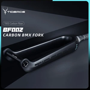 T800 24er Full Carbon Fiber BMX Freestyle Bicycle Front Fork OEM Black Matte - Picture 1 of 6