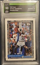 Shaquille O'Neal Rookie Card #362 (1992 Topps) Graded 10
