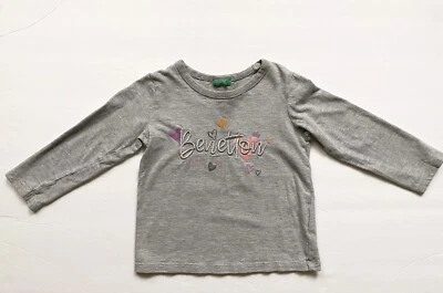 Camisa manga larga niña muy rara de UNITED COLORS OF BENETTON ver desc. Foto 1 de 3