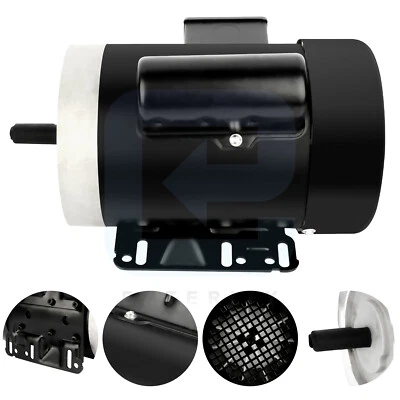 3/4 HP General Purpose Electric Motor Single Phase 56C Frame 1725 RPM 60HZ TEFC - Image 1 of 4