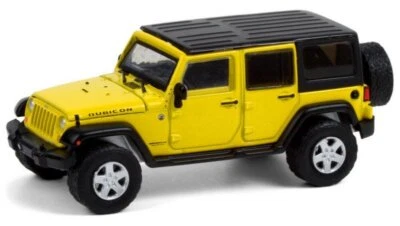 JEEP Wrangler Rubicon - 2008 - yellow / black - Greenlight 1:64 - Immagine 1 di 4