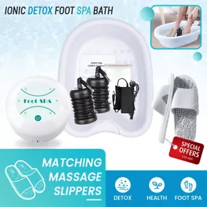 Ionic Foot Spa Bath Detox Machine Professional Ion Metal Detox Cleanse System - Picture 1 of 7