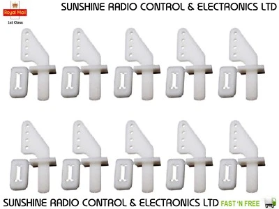 Servo Control Horn Pin Horns RC Plane Elevator Rudder Aileron 31mm Pack Of 10 UK - Image 1 of 3