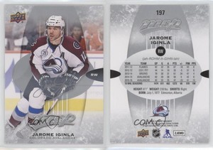 2016-17 Upper Deck MVP Silver Script Jarome Iginla #197 HOF
