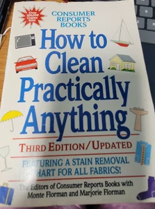 How to Clean Practically Anything by Marjorie Florman and Monte Florman... - Imagen 1 de 2