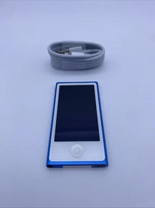 Apple iPod Nano (7th Gen.) Model-A1446 - Blue, Tested and Working, Free Shipping - Picture 1 of 8