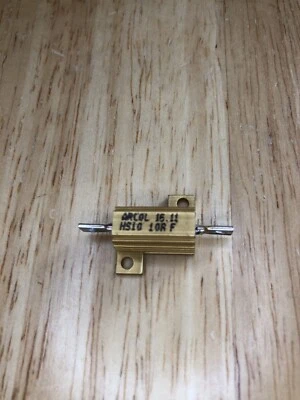 Resistencia de montaje en chasis ARCOL HS10 10R F 10 ohmios ±1% 10 W cablewound Foto 1 de 2
