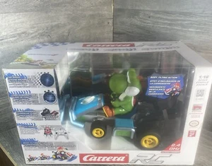 Carrera Blue Electric On-Road Brushless Mario Kart Yoshi In Go-cart Free Ship - Picture 1 of 9