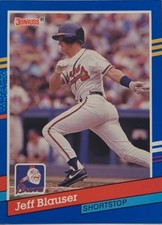 1991 Donruss #229 Jeff Blauser - Atlanta Braves 