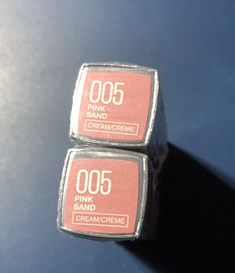 Lápiz labial Maybelline Color Sensational, paquete de 2 arena rosa 005 Foto 1 de 1