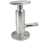1/2” inch Sanitary Sample Valve 316 Stainless Steel 1.5” Tri Clamp Ferrule End