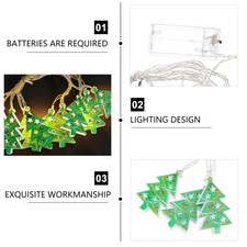 Safe Convenient Exquisite Practical Christmas Tree String Lights