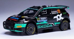 ixo RAM940 1/43 SKODA FABIA RALLY2 2023 #22 Winner WRC2 Safari Rally Kenya 2024 - Picture 1 of 6