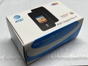 U102AA Cingular Flip IV 2.8" 4GB I Black 4G-LTE AT&T I With AT&T SIMCARD - Picture 1 of 4