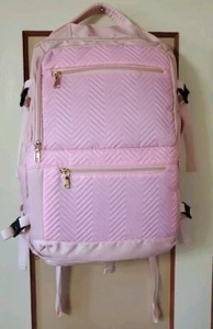 Mochila de viaje de gran capacidad de 18", bolsa de transporte, rosa - Imagen 1 de 8