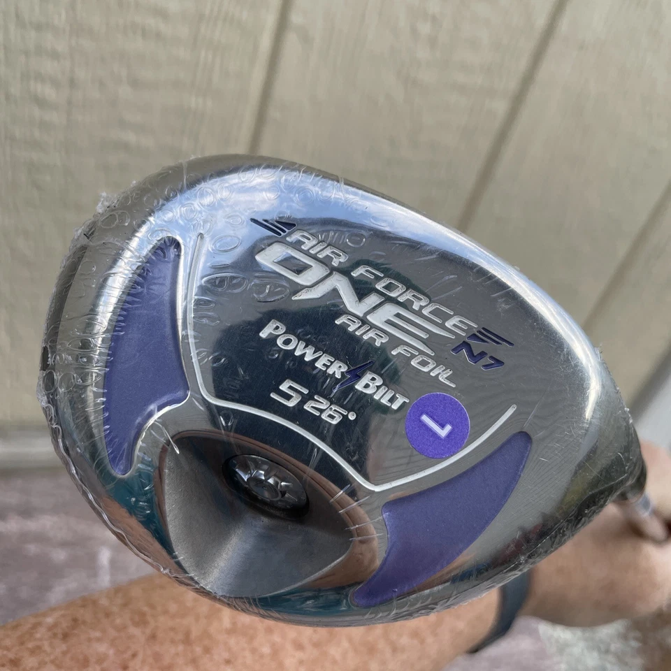 Ladies PowerBilt Air Force One N7 26* 5 Hybrid 55G Graphite Shaft RH 38”L - Image 1 of 4