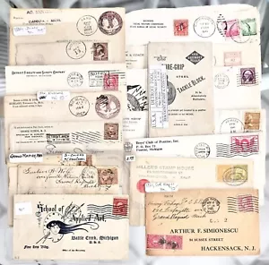 MICHIGAN TOWN COVER -- SAMMLUNG VON SECHZEHN COVERN UND EINEM WERBEPROSPEKT - Bild 1 von 4