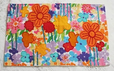 全新 12 英寸 x 19.5 英寸多色刺绣/装饰靠垫套,手工制作  — 第 1/3 张图片