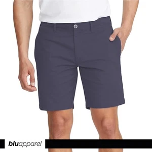 Men's Cotton Stretch Chino Shorts Summer Smart Casual 32 34 36 38 40 Beige Navy - Picture 1 of 18