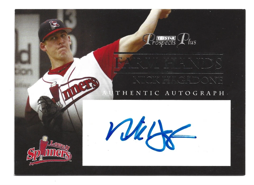 Nick Hagadone Autógrafo RC Cleveland Indians 2007 TRISTAR Prospects Plus AUTO  Foto 1 de 1