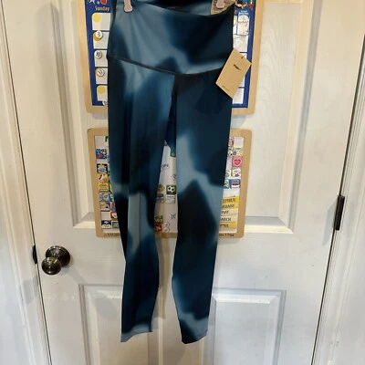 Nike Dri-Fit женщин йоги высокая талия 7/8 градиент краситель леггинсы колготки XS - Изображение 1 из 4