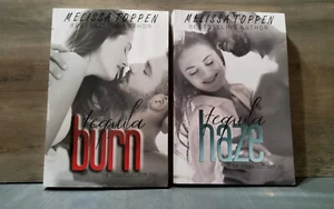 The Tequila Duet Book 1/2 Melissa Toppen Signed Tequila Haze Burn Erotic Romance - Picture 1 of 6