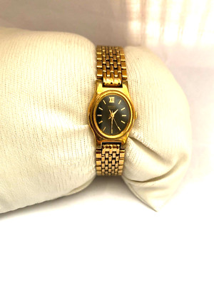 Montre Bracelet Seiko Vintage Femme - Plaqué Or - Quartz - Années 80