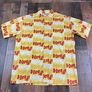 Vintage Platinum FUBU Fat Albert "HEY! HEY!" Button Shirt Sz XXL - Picture 1 of 10