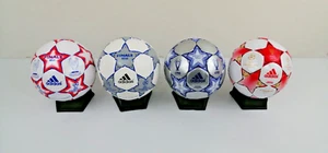 4 Stück Mini Adidas (Moskau / Mailand Italien / Paris Frankreich / Athen Größe 1 Fußballball - Bild 1 von 3