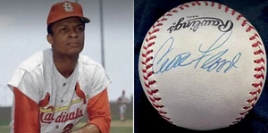 Curt Flood (Died 1997) Autographed Signed Baseball PSA/DNA Authentic Cardinals - Picture 1 of 4