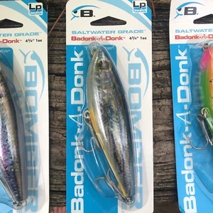 Badonk-A-Donk 4.75” 1oz LP Low Pitch Bomber Saltwater Grade Natural Pinfish - Picture 1 of 12