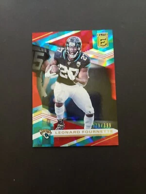 2020 Donruss Elite Red /399 Leonard Fournette Jasksonville Jaguars #36 - Image 1 of 4