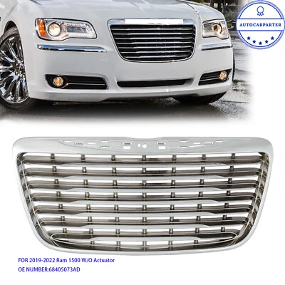 For 2011-2014 Chrysler 300 Front Bumper Grille Grill Chrome Insert 68127942AE Foto 1 de 4