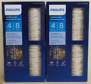 8 sets of LED Micro Lights by Philips 50 LED per String 8 Function Color/White - Picture 1 of 3
