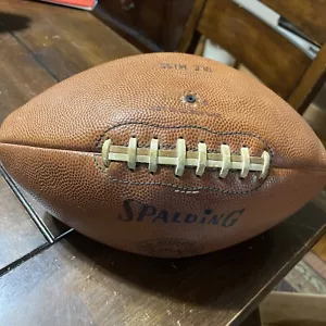 Vintage OLE MISS Spalding Official JV5 Football Intercollegiate GAME USED - Picture 1 of 7