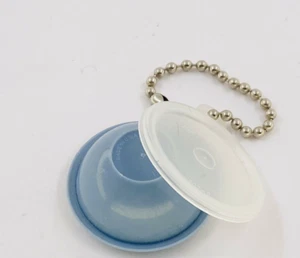 Tupperware Country Blue Wonderlier Bowl Keychain New - Picture 1 of 7
