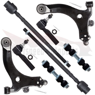For Chevrolet Impala Monte Carlo Buick Lacrosse Front Control Arm Tie Rod 8 Kit - Image 1 of 4
