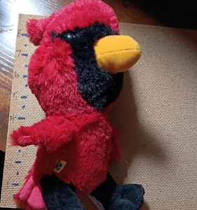Build a Bear Smallfrys Red Cardinal Bird Stuffed Animal Plush - Picture 1 of 7