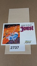 Joust - Nintendo NES- Manual Only **NO GAME!
