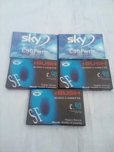 Audio Cassette Tapes X5 - Picture 1 of 5