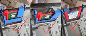 Dell Vostro 260 460 470 620 660 Metal SSD HDD Bracket 92C3F 2ND Hard Drive Rail - Picture 1 of 2